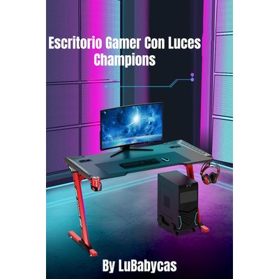 Imagen 2 del producto Escritorio Gamer Con Luces 140x60x73cm Negro By