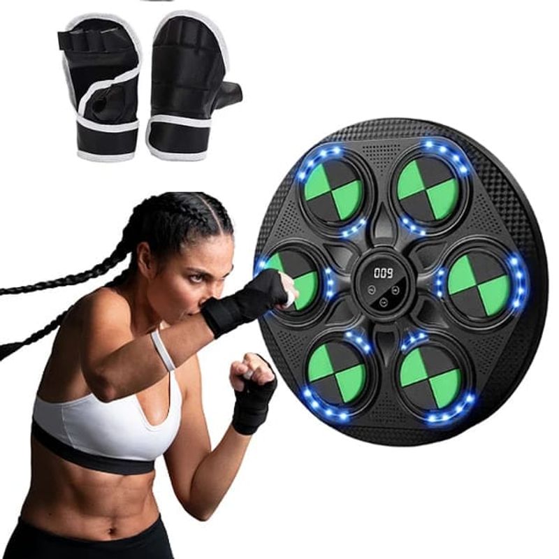 GENERICO - Máquina de Boxeo Musical Bluetooth Luces