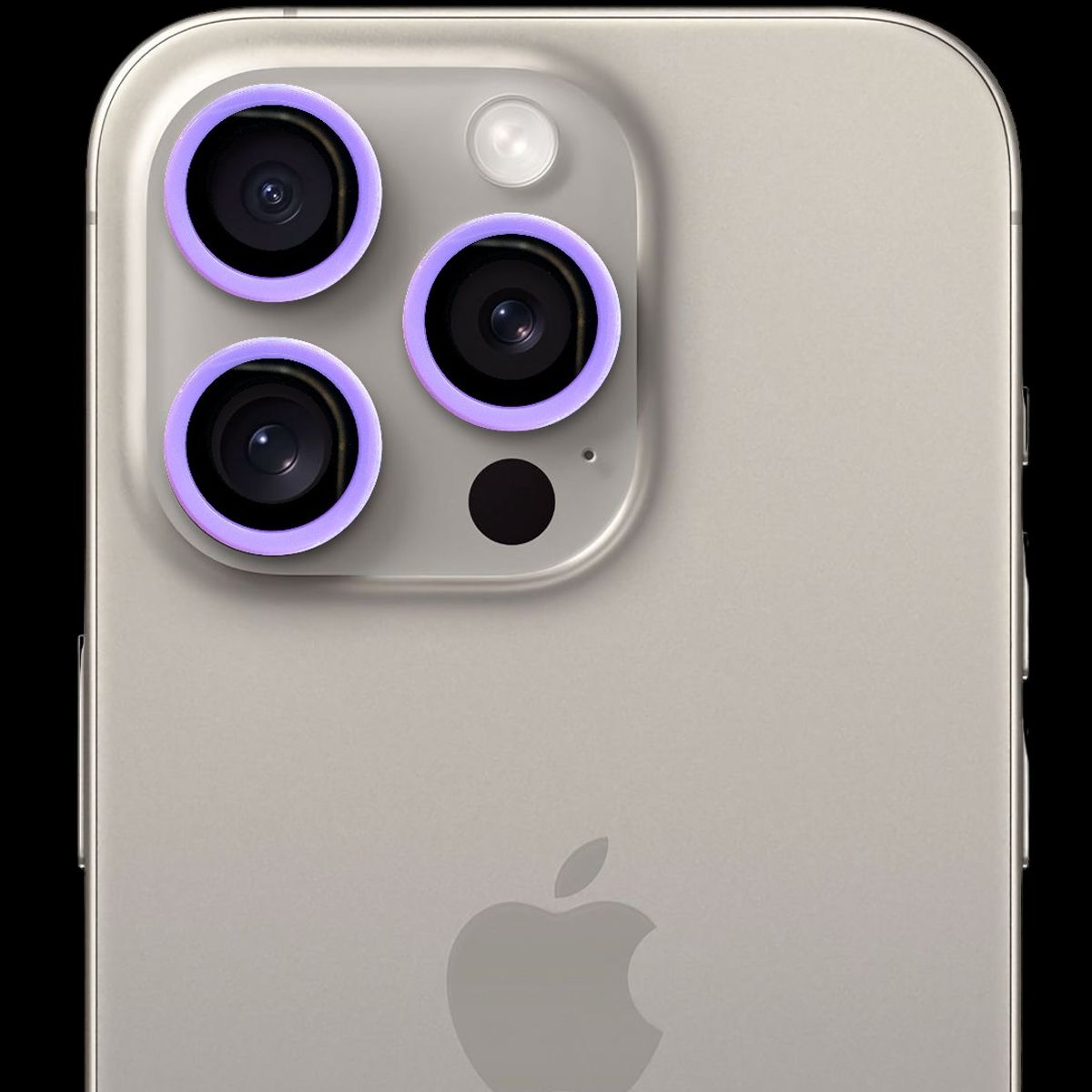 GENERICO - Protector de cámara modelo Candy para iPhone 12-12mini-12pro Lila