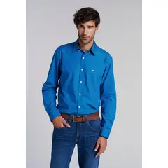 FEROUCH - Camisa Estampada Houston F Azul