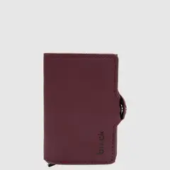 BUBBA - Billetera Smart Manson Merlot Black