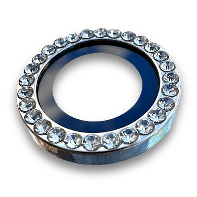 Imagen 2 del producto Protector de cámara modelo Diamantes iPhone 14-14plus Plateado