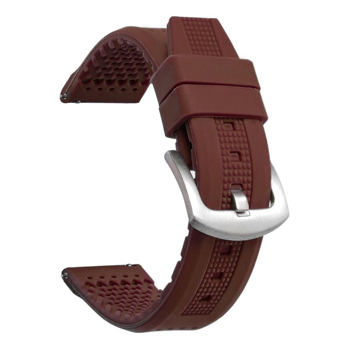 GENERICO - Correa Reloj Caucho Tq Colores 16mm 18mm 20mm 22mm 24mm