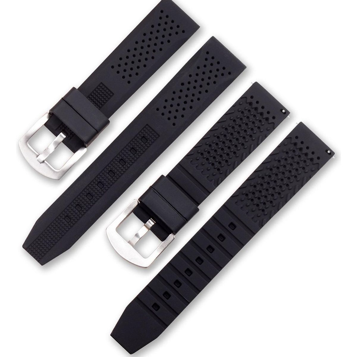 GENERICO - Correa Reloj Caucho Tq Colores 16mm 18mm 20mm 22mm 24mm