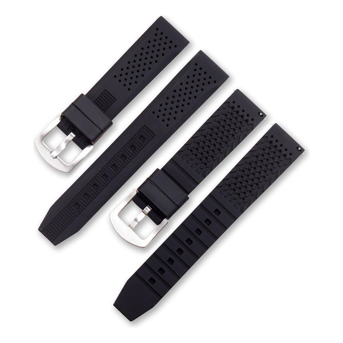 GENERICO - Correa Reloj Caucho Tq Colores 16mm 18mm 20mm 22mm 24mm