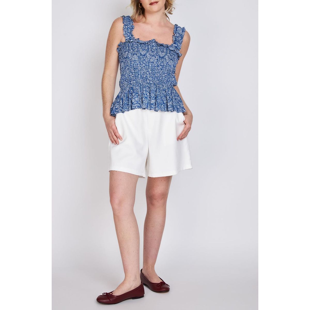 ECLIPSE - Blusa Panal de Abeja Magui Azul Eclipse ECLIPSE