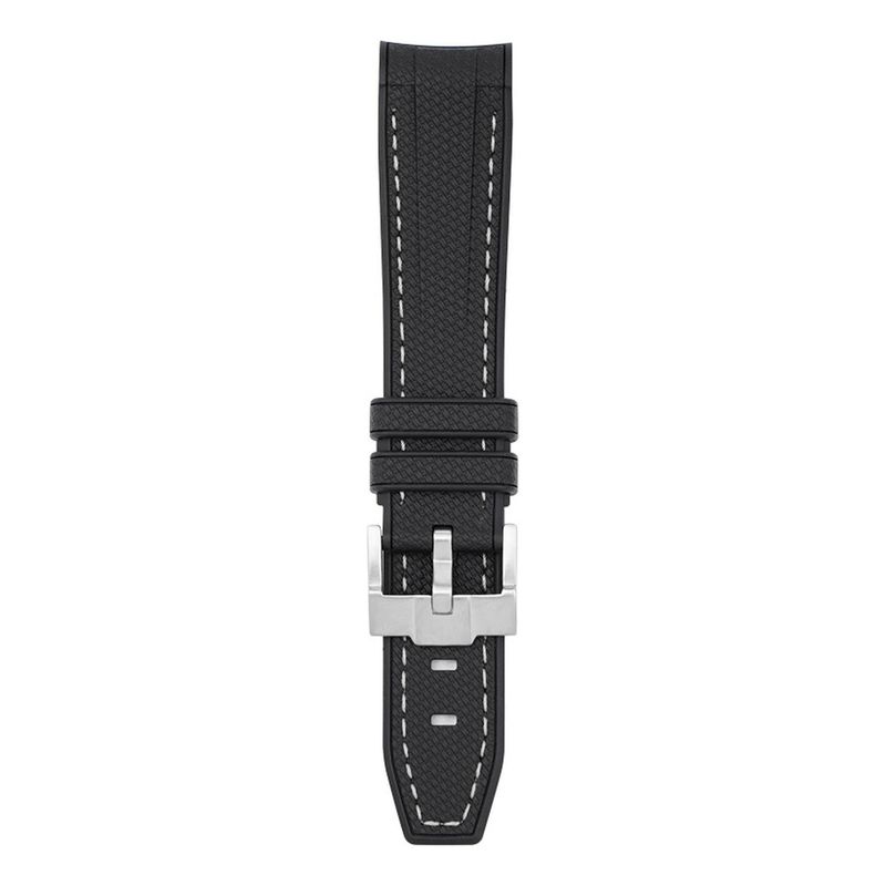 GENERICO - Correa Reloj Caucho Curvo Moonswatch O Similares 20mm 22mm