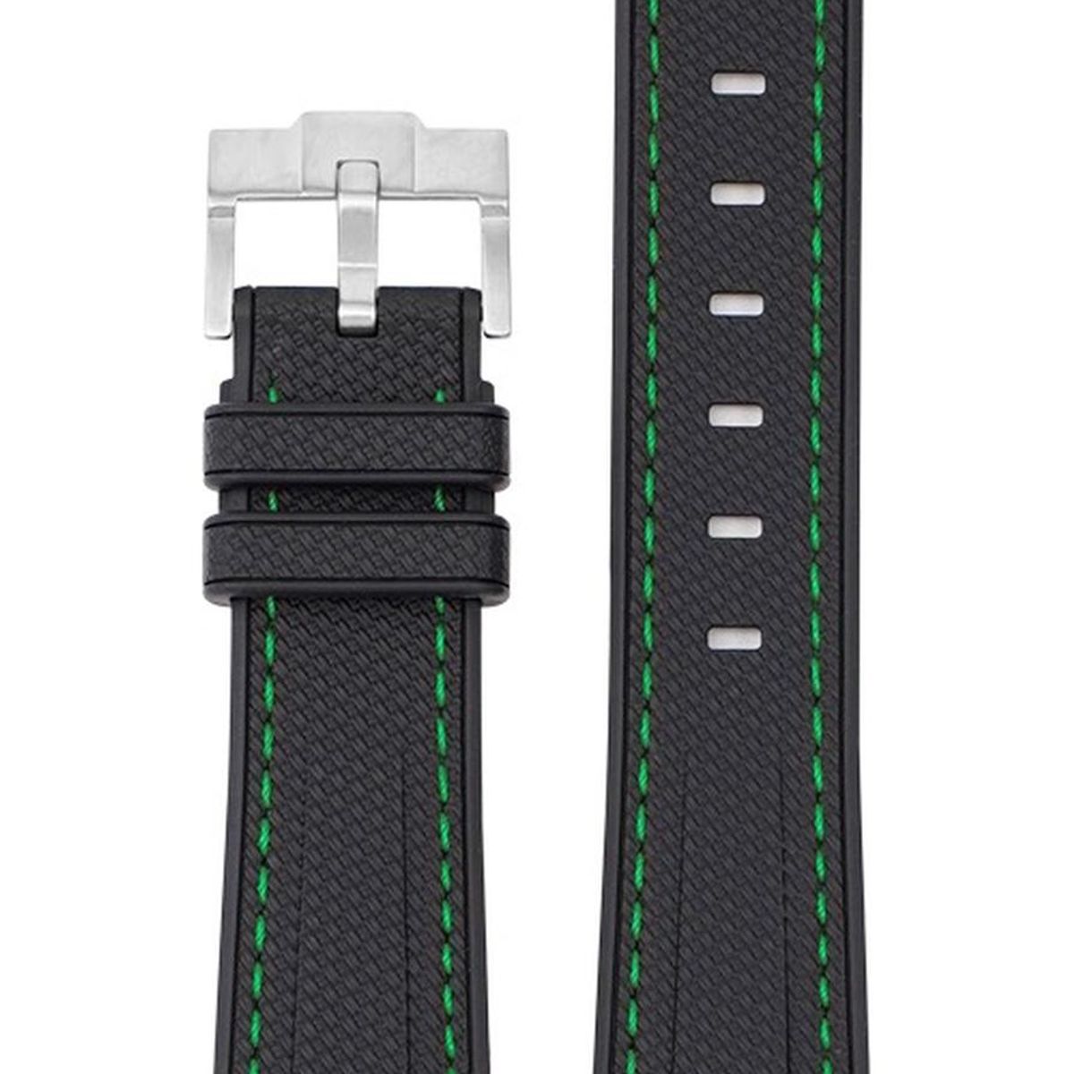 GENERICO - Correa Reloj Caucho Curvo Moonswatch O Similares 20mm 22mm