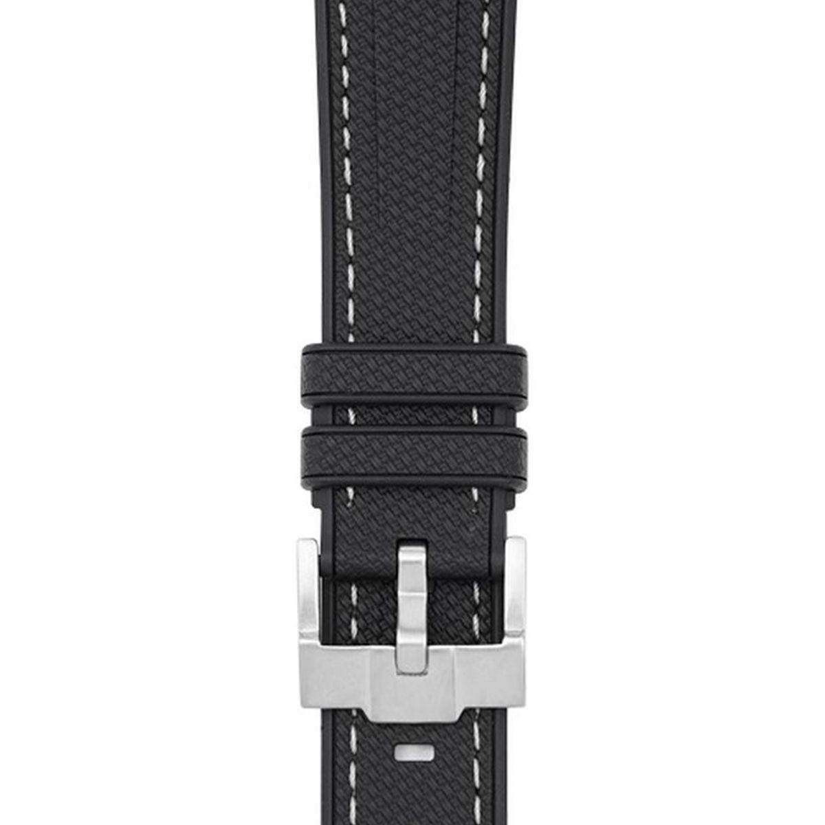 GENERICO - Correa Reloj Caucho Curvo Moonswatch O Similares 20mm 22mm