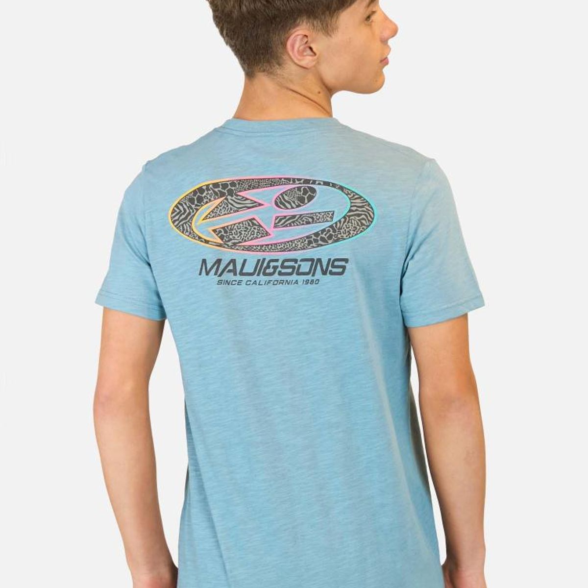 MAUI AND SONS - Polera MC California Ocean Celeste Infantil Maui And Sons - Celeste