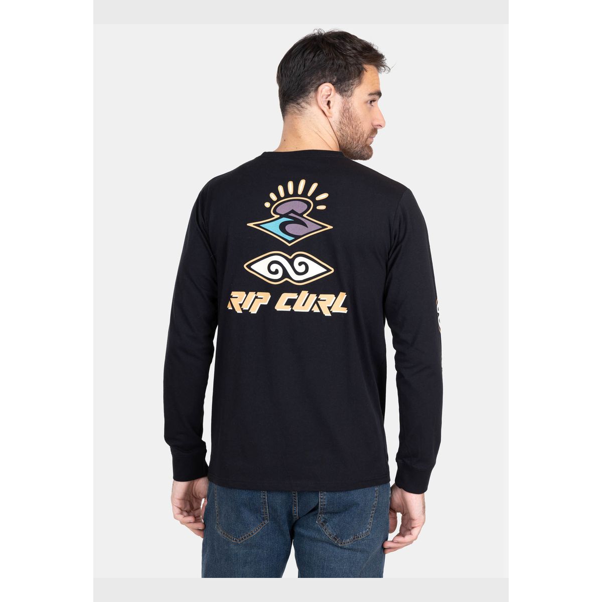 RIP CURL - Polera The Old Search Ls Tee Hombre Rip Curl
