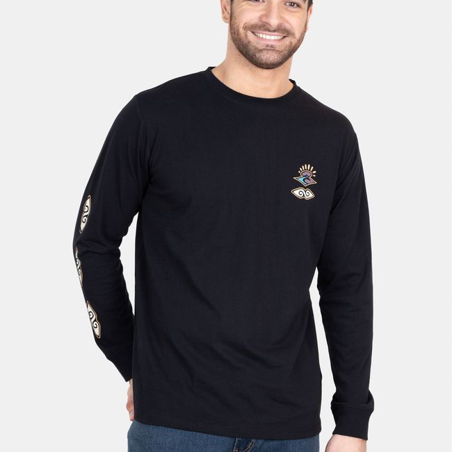 RIP CURL - Polera The Old Search Ls Tee Hombre Rip Curl