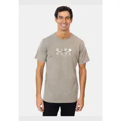 RIP CURL - Polera M/C Mid Rc Mx Tee Verde Hombre