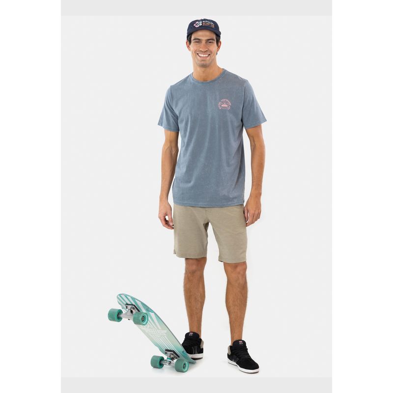 RIP CURL - Polera M/C Tth Aus Acid Tee Gris Hombre Rip Curl