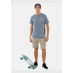 RIP CURL - Polera M/C Tth Aus Acid Tee Gris Hombre