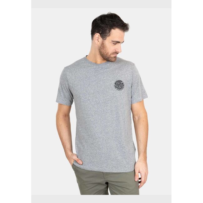 RIP CURL - Polera M/C  Re Wetsuit Ss Gris Hombre Rip Curl