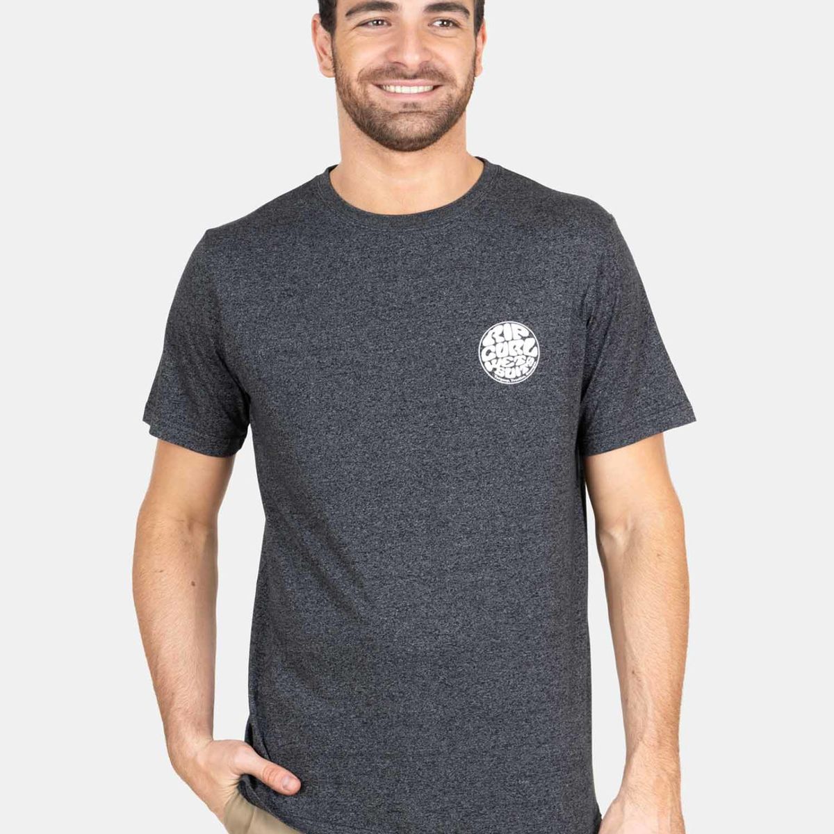 RIP CURL - Polera M/C  Re Wetsuit Ss  Negro Hombre Rip Curl