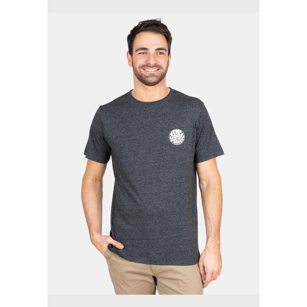 RIP CURL - Polera M/C  Re Wetsuit Ss  Negro Hombre Rip Curl