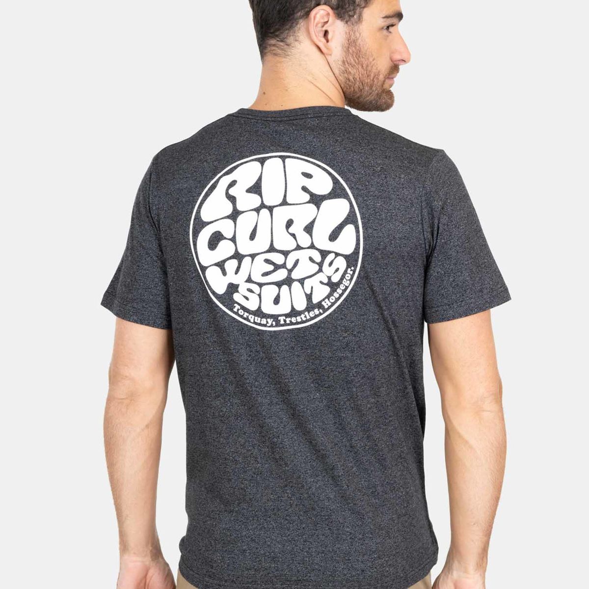 RIP CURL - Polera M/C  Re Wetsuit Ss  Negro Hombre Rip Curl