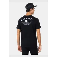 RIP CURL - Polera M/C Mfg Co. Tee Negro Hombre