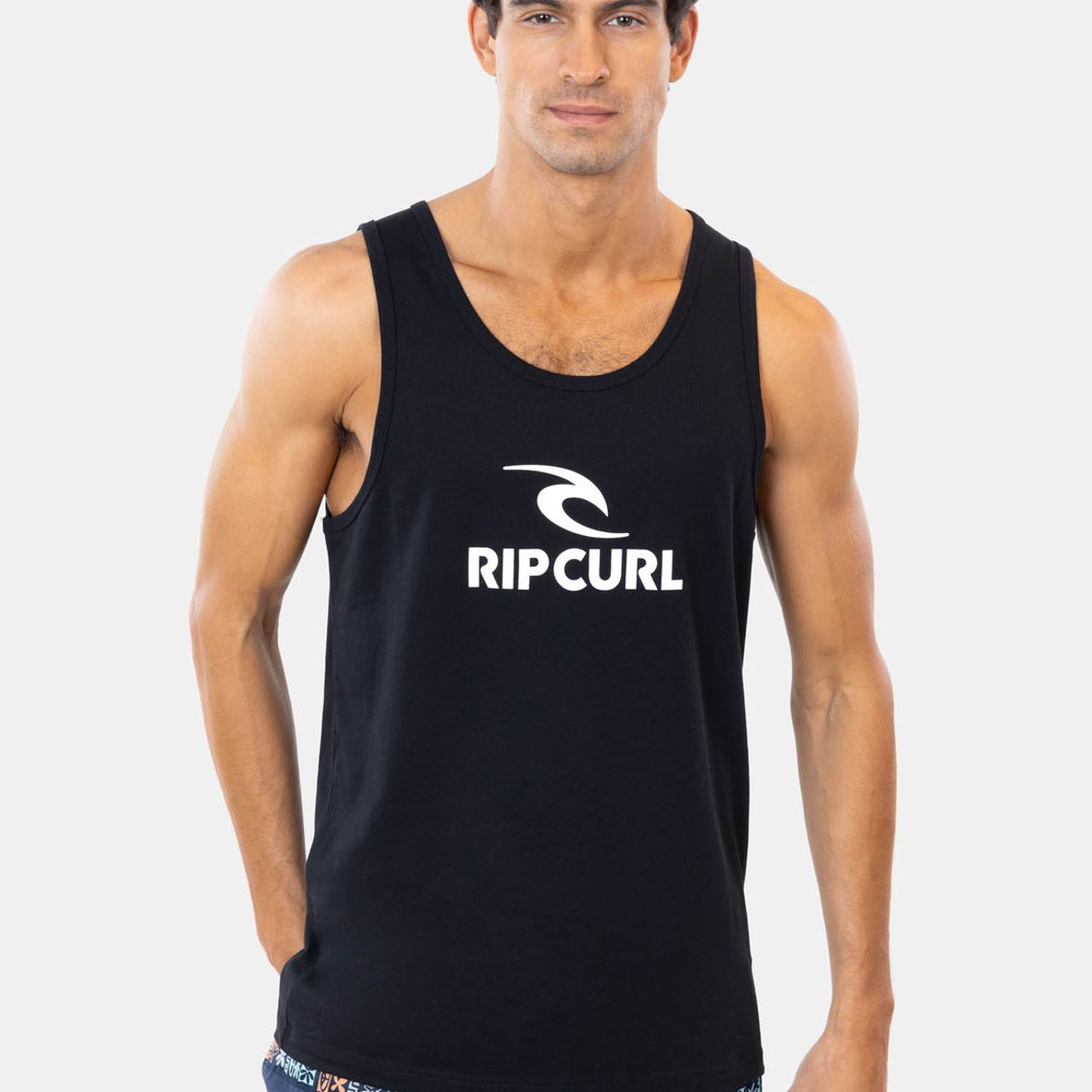 RIP CURL - Polera SM Active Force Negro Hombre Rip Curl
