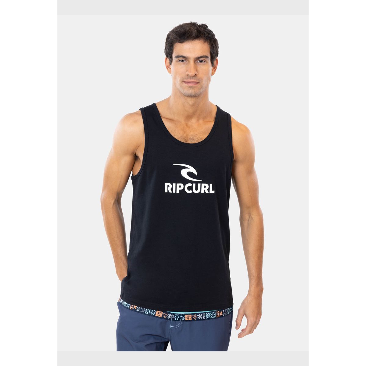 RIP CURL - Polera SM Active Force Negro Hombre Rip Curl