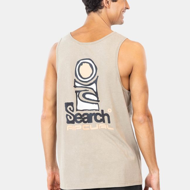 RIP CURL - Polera SM The Search Chill Vibes Cafe Hombre Rip Curl