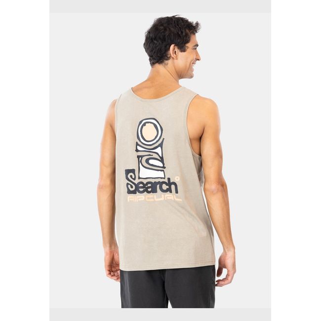 RIP CURL - Polera SM The Search Chill Vibes Cafe Hombre Rip Curl