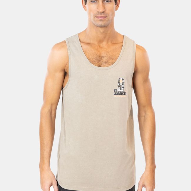 RIP CURL - Polera SM The Search Chill Vibes Cafe Hombre Rip Curl