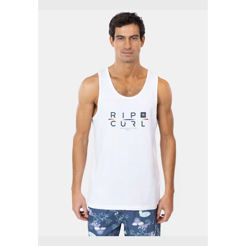 RIP CURL - Polera SM Endurance Gear Blanco Hombre Rip Curl