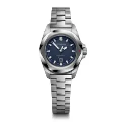 VICTORINOX - Reloj INOX Quartz correa acero inoxidable azul