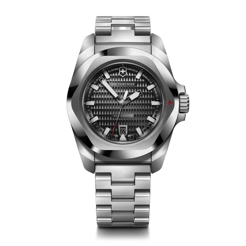 VICTORINOX - Reloj INOX Automático correa de acero inoxidable negro Victorinox