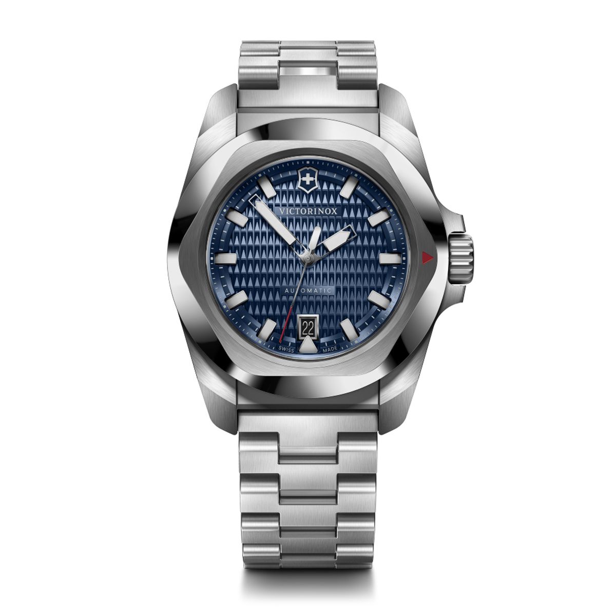 VICTORINOX - Reloj INOX Automático correa de acero inoxidable azul Victorinox
