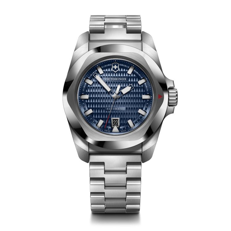 VICTORINOX - Reloj INOX Automático correa de acero inoxidable azul Victorinox