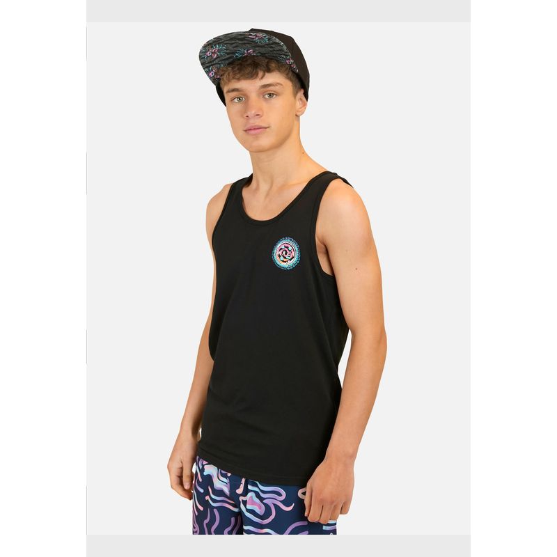 MAUI AND SONS - Polera S/M Palmere Negro Infantil Maui And Sons