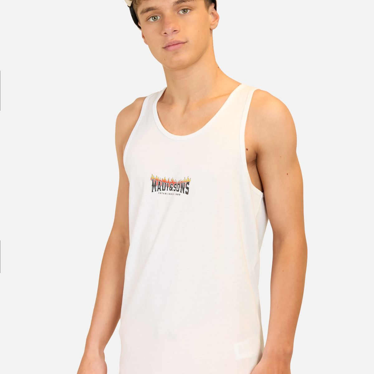 MAUI AND SONS - Polera S/M Kalaka Blanco Infantil Maui And Sons