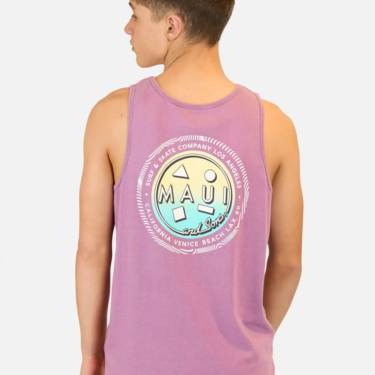 MAUI AND SONS - Polera S/M Outel Burdeo Infantil Maui And Sons