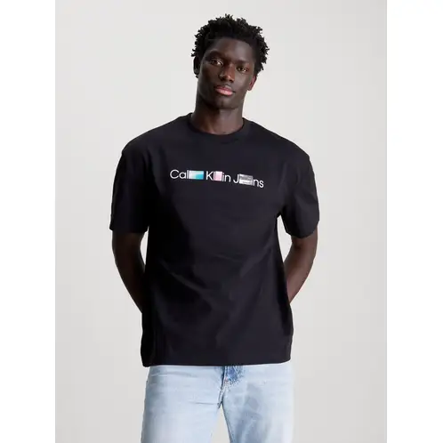 CALVIN KLEIN - Polera Photoprint Institutional Negro