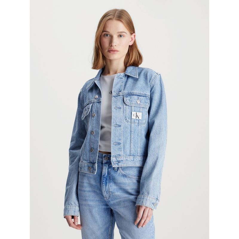 CALVIN KLEIN - Chaqueta Denim Cropped 90S Azul Calvin Klein