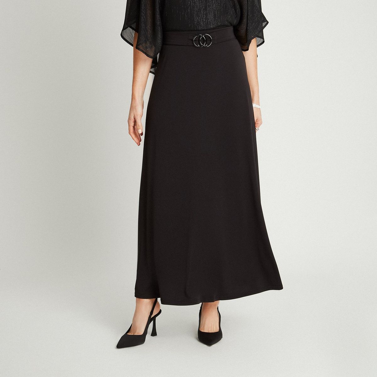 LORENZO DI PONTTI - Falda Negro Largas Acampanada LORENZO DI PONTTI