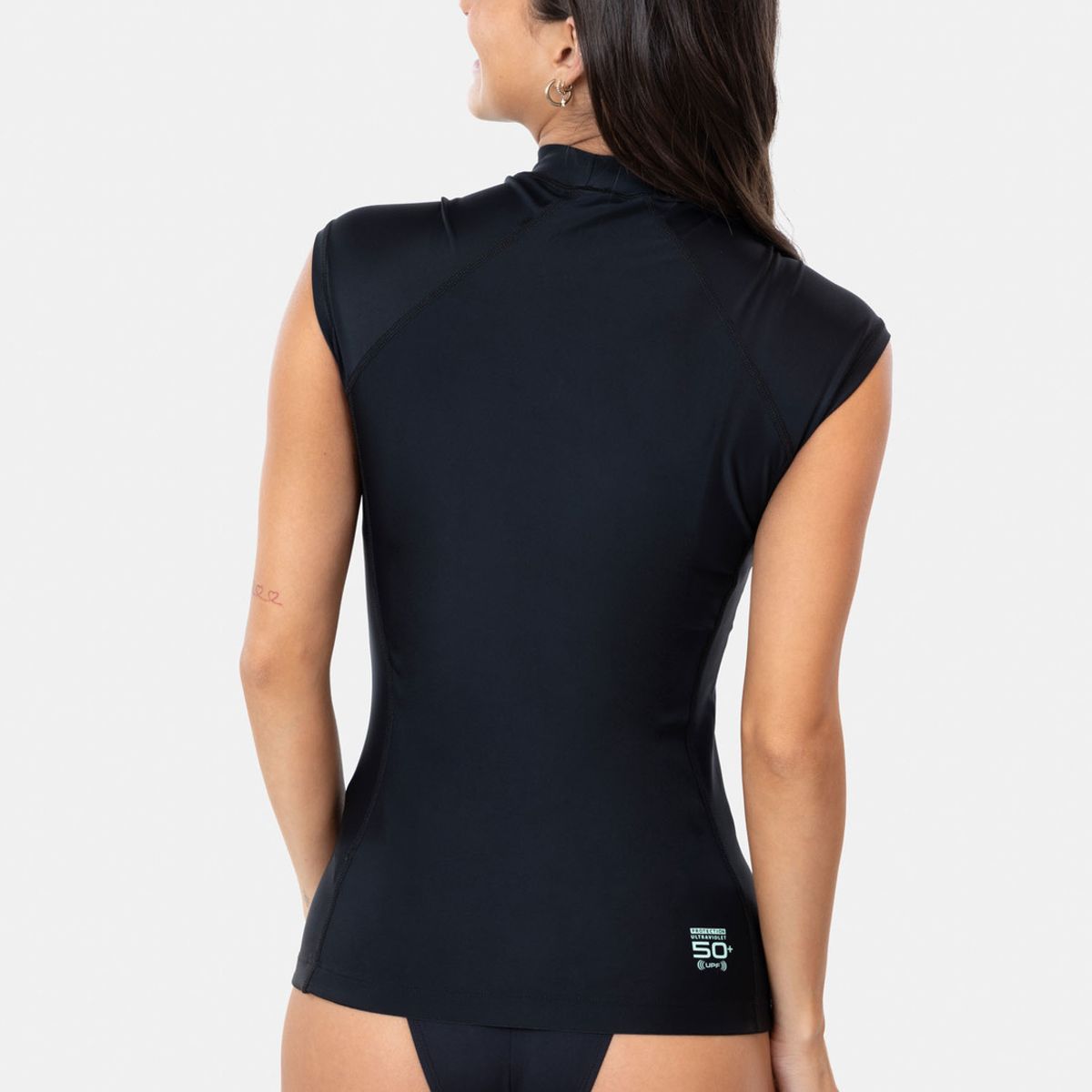 MAUI AND SONS - Polera UVP Blue Sea Negro Mujer Maui And Sons