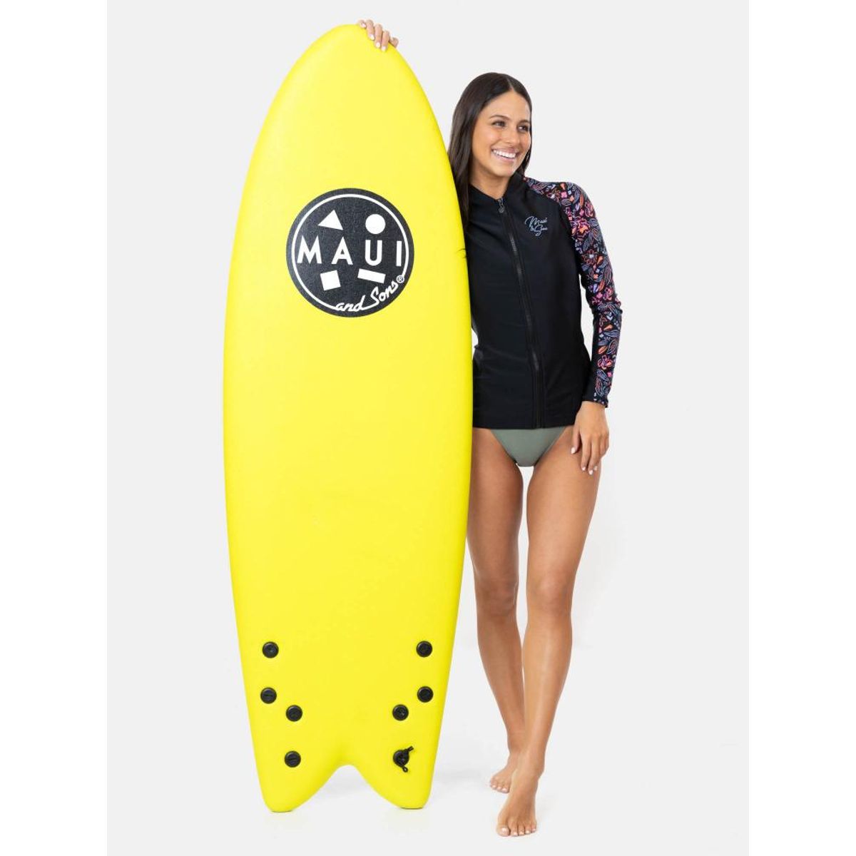 MAUI AND SONS - Polera UVP Crazy Rose Multicolor Mujer Maui And Sons - Multicolor