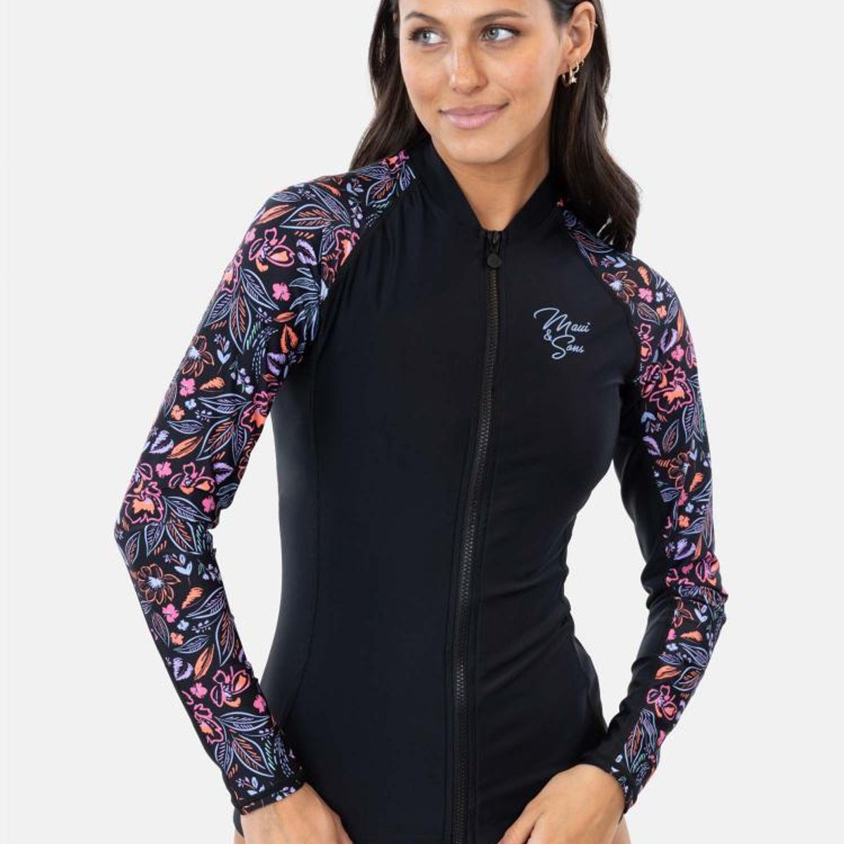 MAUI AND SONS - Polera UVP Crazy Rose Multicolor Mujer Maui And Sons - Multicolor