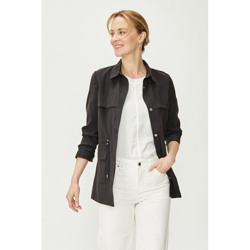 MA GRIFFE - Chaqueta Negro Mujer Magriffe.