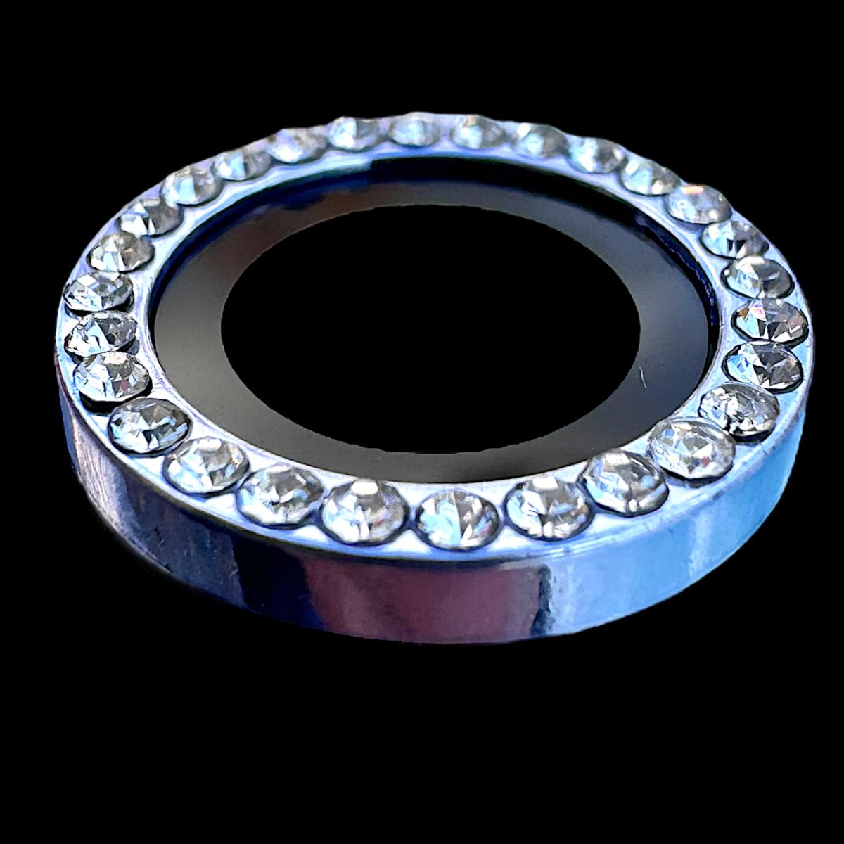 GENERICO - Protector de cámara modelo DiamantesiPhone12promax-13mini-13AzulSierra