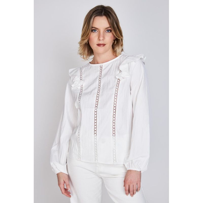 ECLIPSE - Blusa Vuelos Ana Blanco Eclipse ECLIPSE