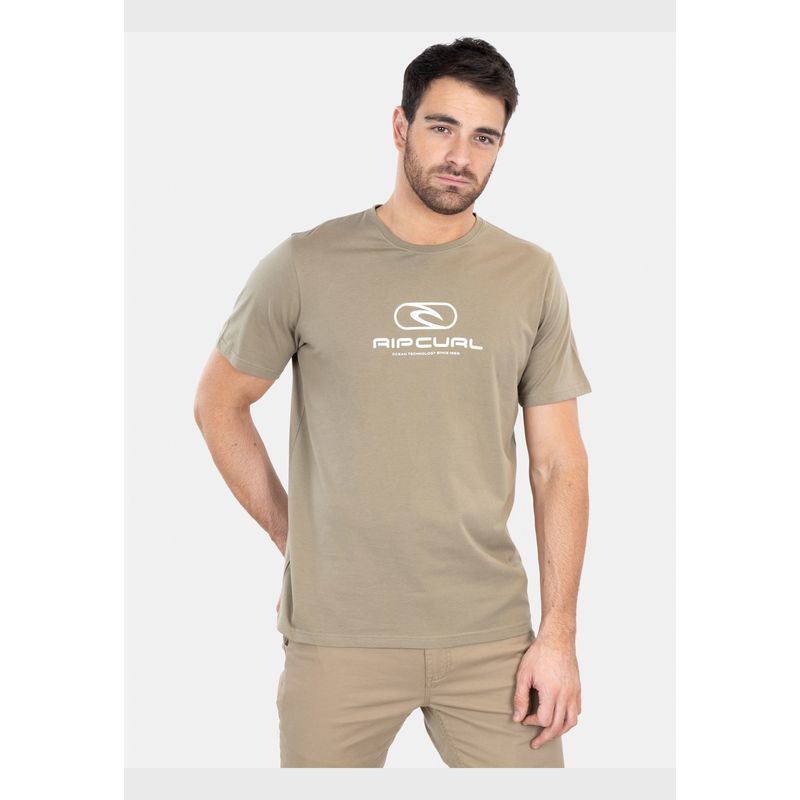RIP CURL - Polera M/C Pills Tee Verde Hombre Rip Curl
