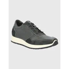 HUSH PUPPIES - Zapatilla Cuero Negro Hombre Paramus