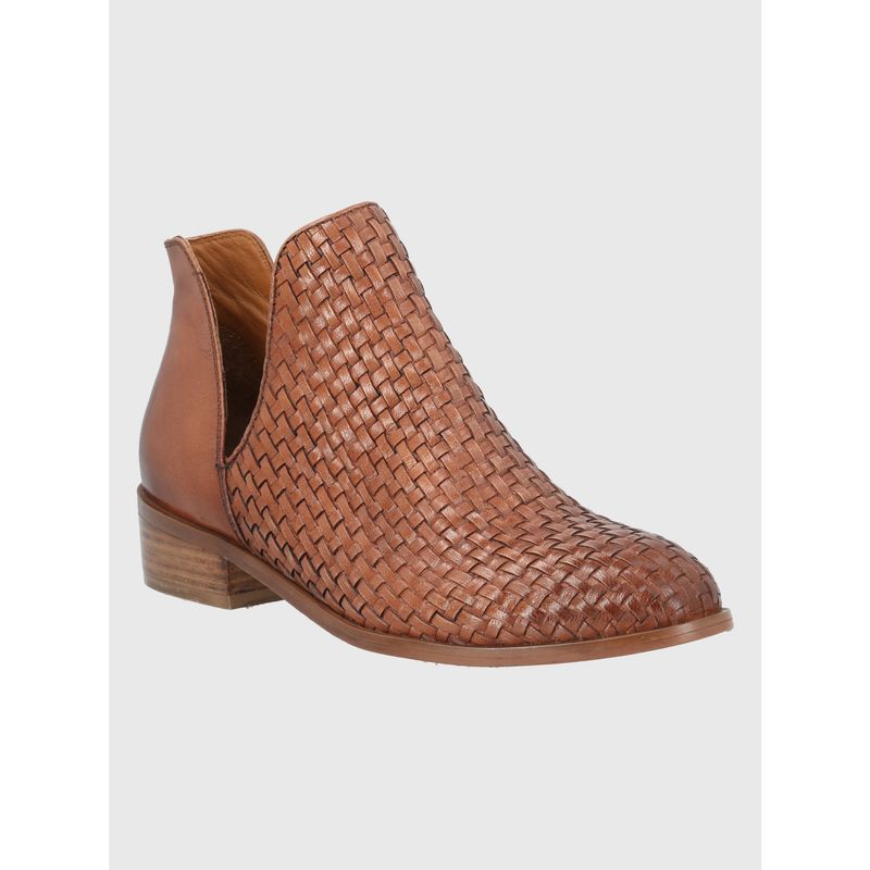 HUSH PUPPIES - Botín Cuero Café Claro Mujer Vitoria HUSH PUPPIES