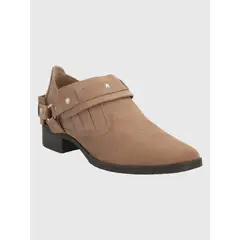 HUSH PUPPIES - Botín Cuero Taupe Mujer Malga